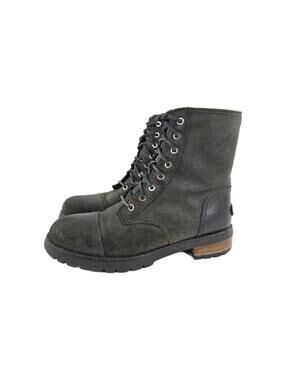 UGG Kilmer II combat boots US 7.5 Black Suede Lace-Up Ankle Boot